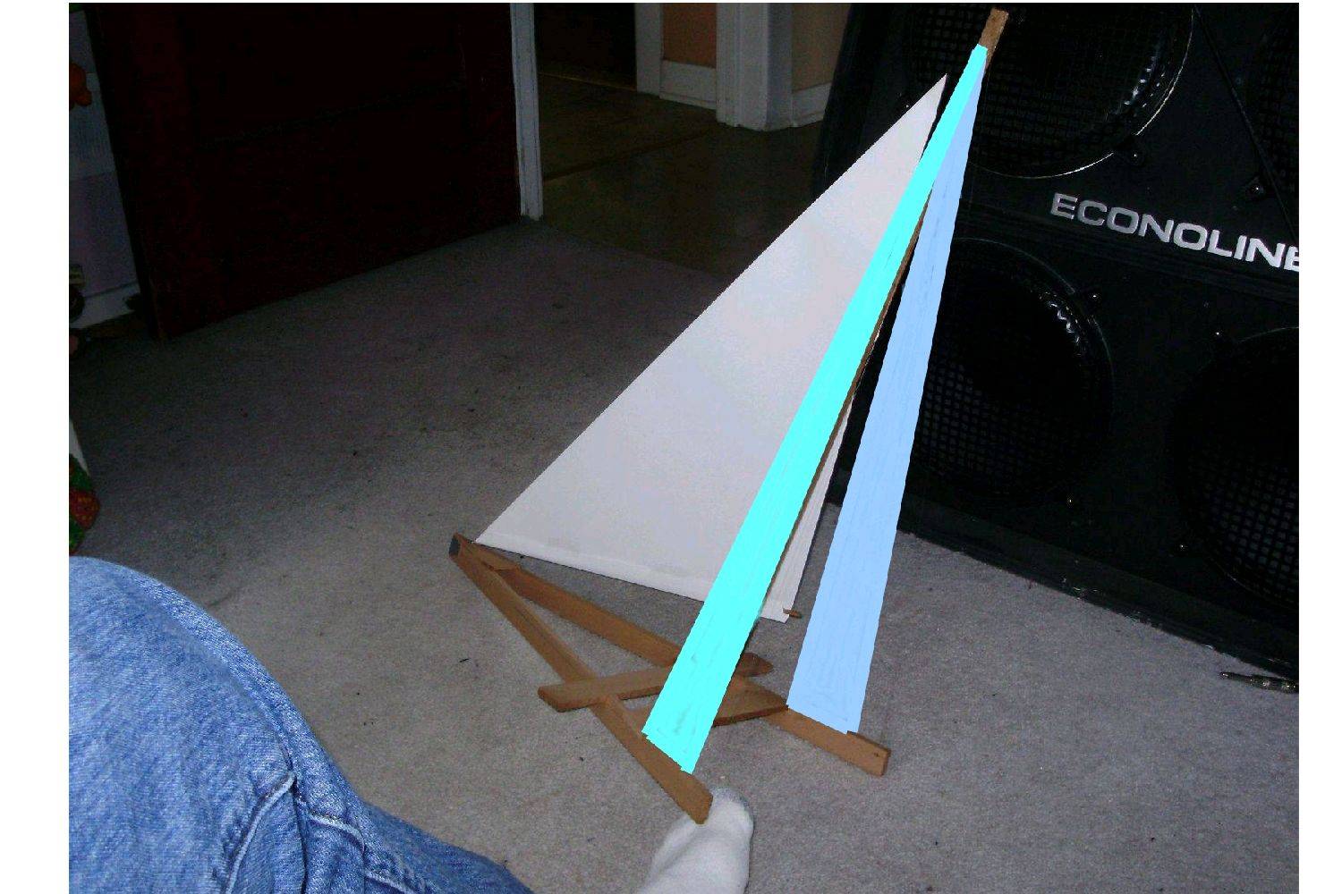 a frame mast