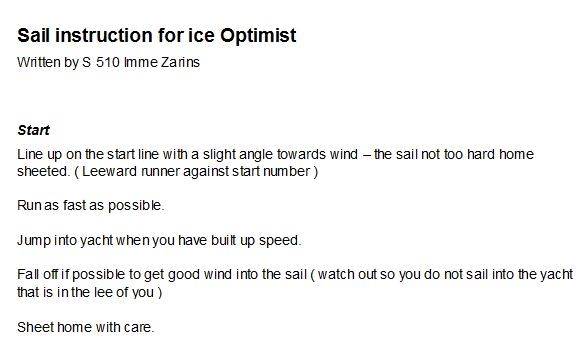 opti starting instructions