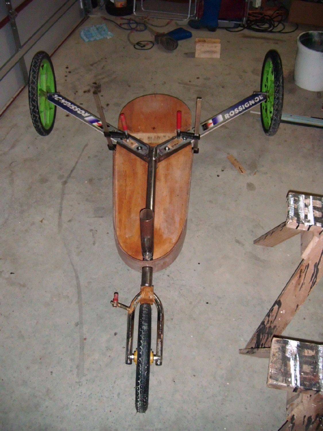 Skis on