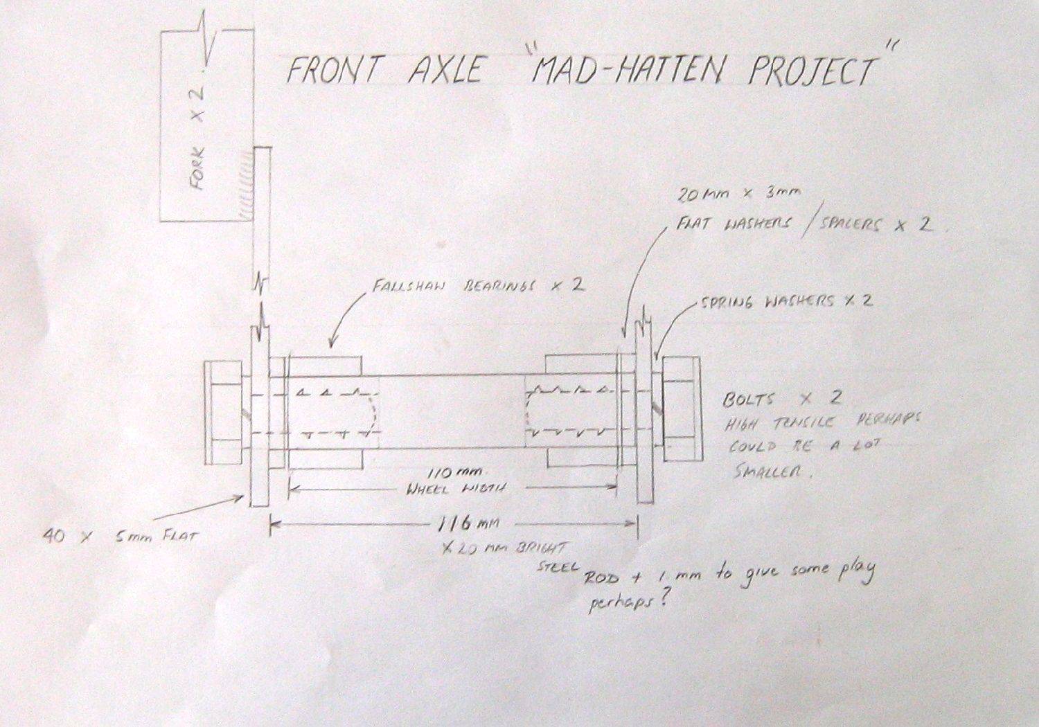 mad front axle assembly