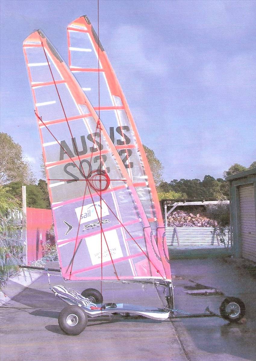 Ron's new sail