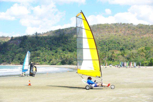 Big Les Bews at  Cape Hillsborough Regatta.