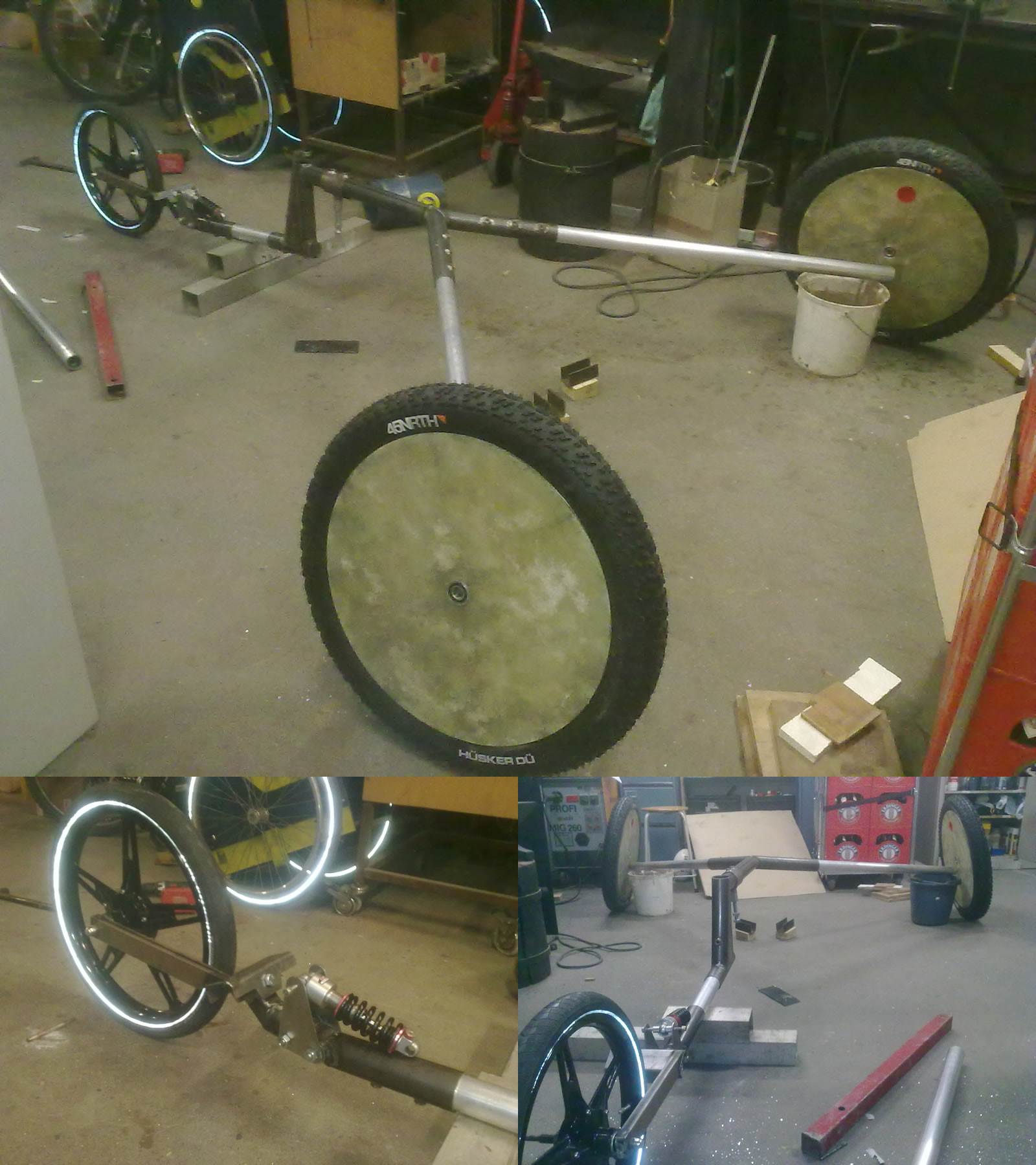 Half frame assembled
