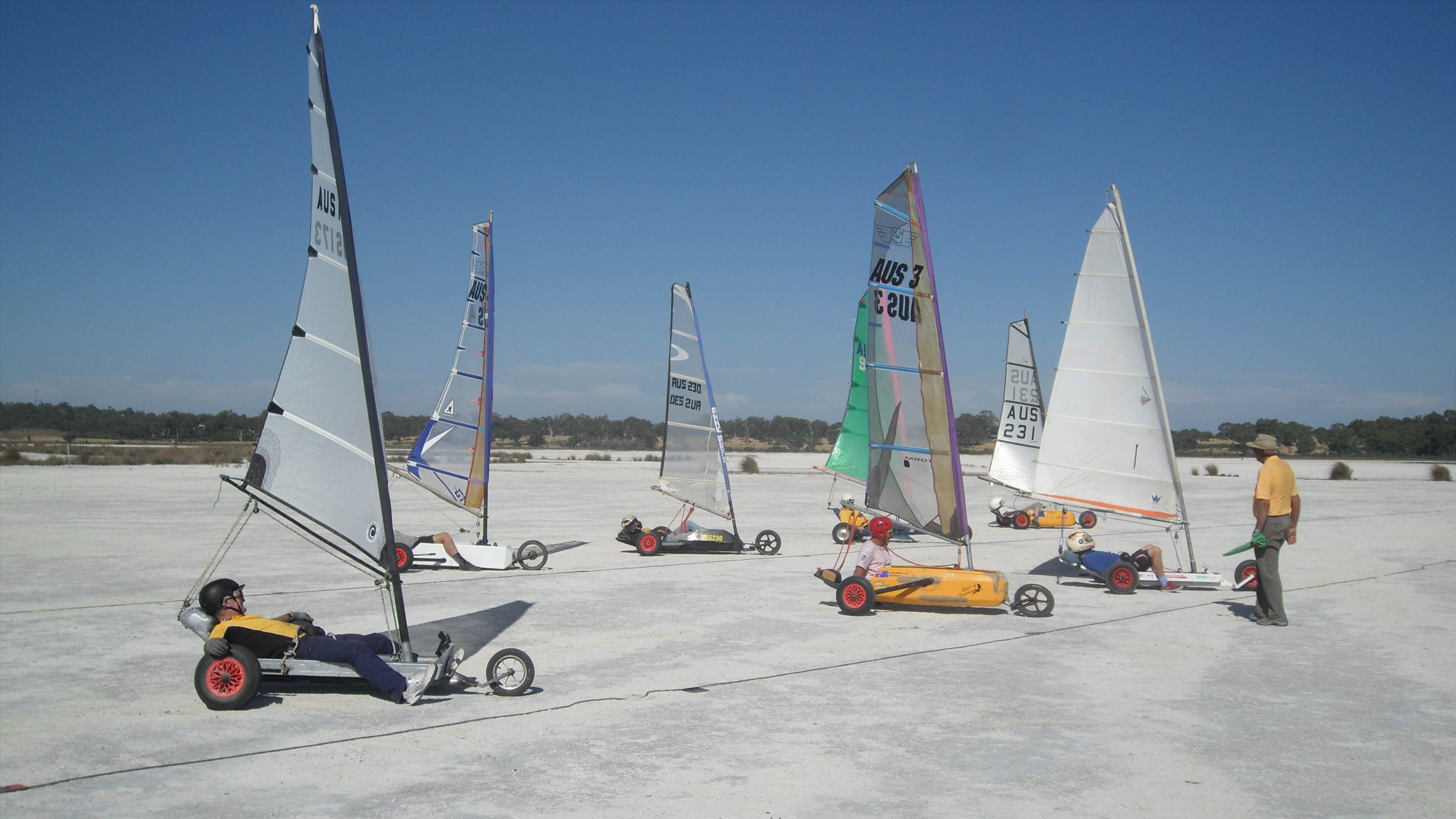 class5 and mini at lake walyungup