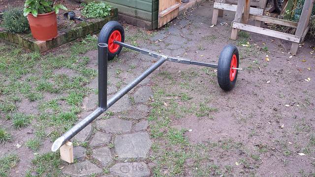 main frame with mast spa temporarilly fixed