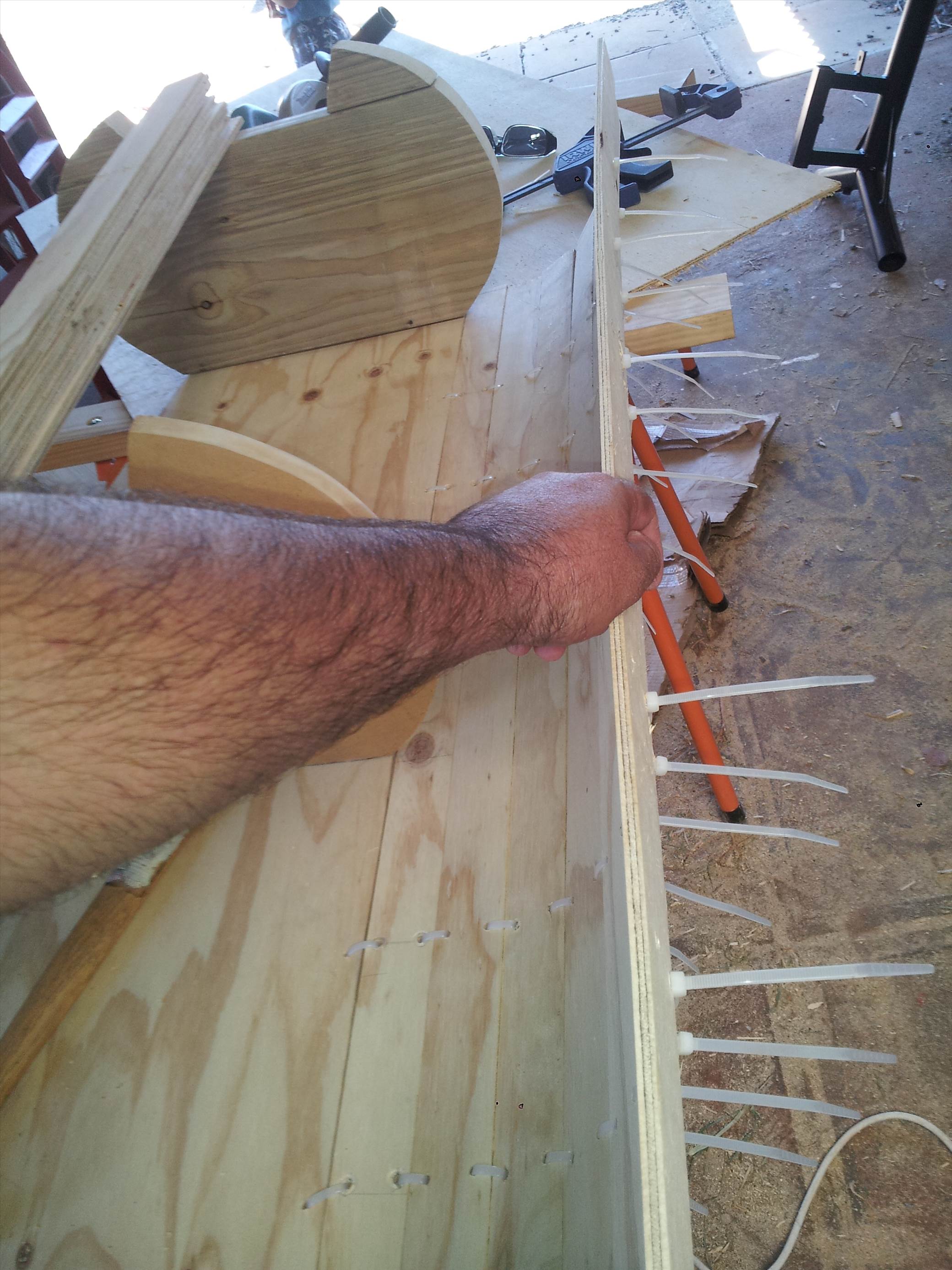 7 Wooden stripping