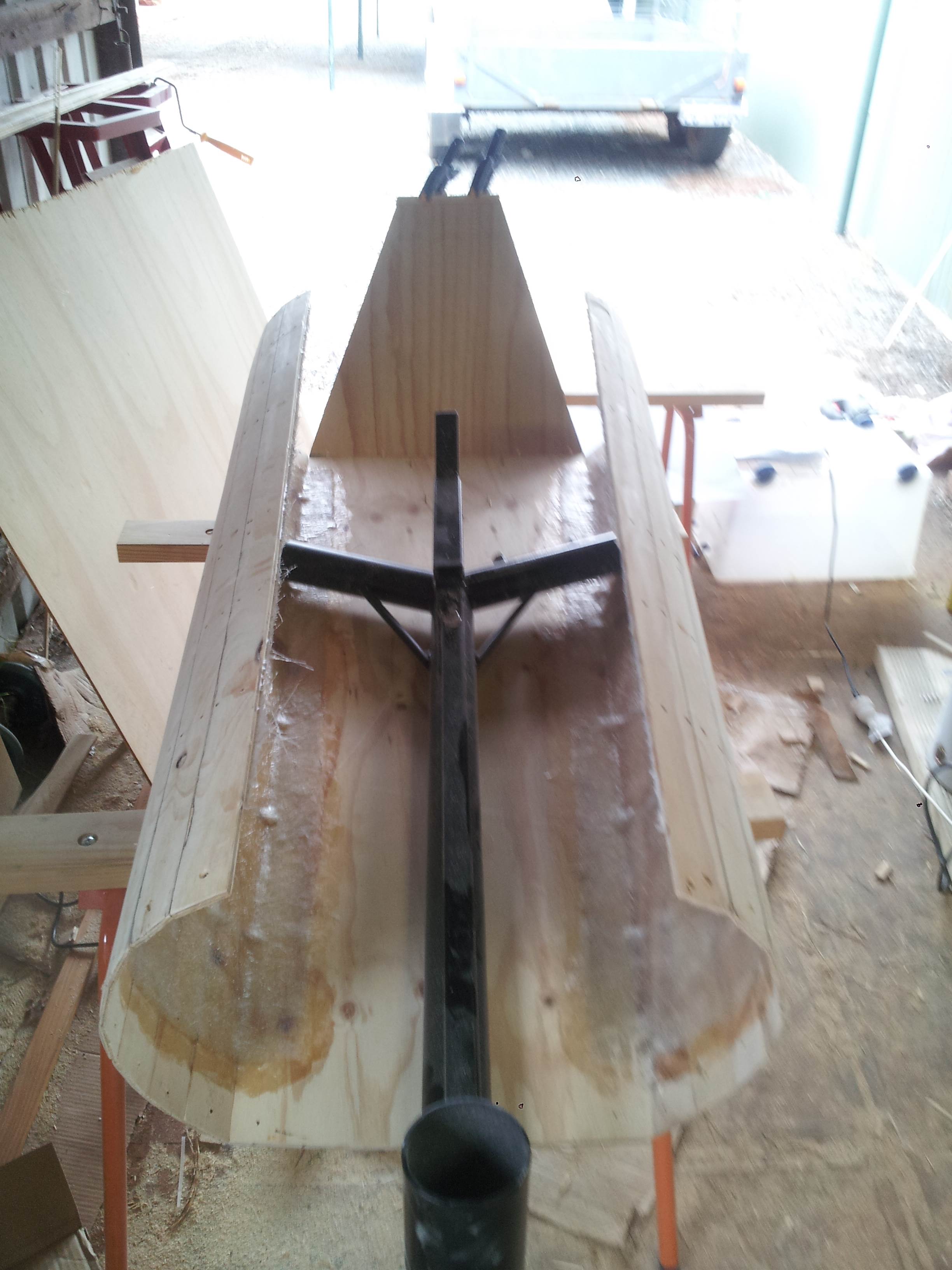 17 Side moulds removed and back plate added