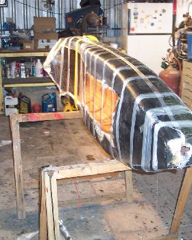 Making seat using wood strips (makes a light strong seat)