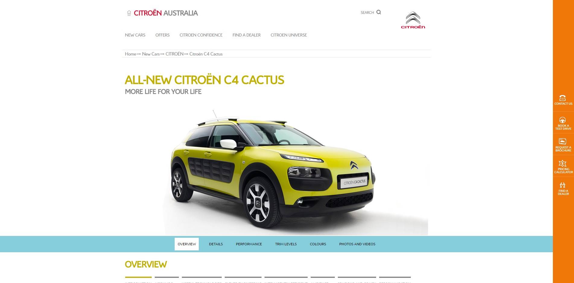 CITROEN C4 Cactus Showroom