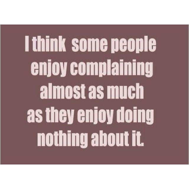 complain
