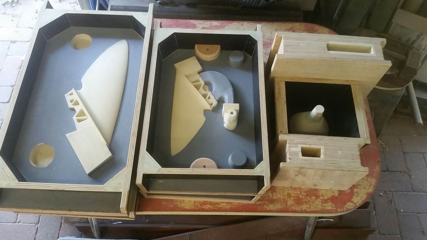 Packed up ready for the foundry