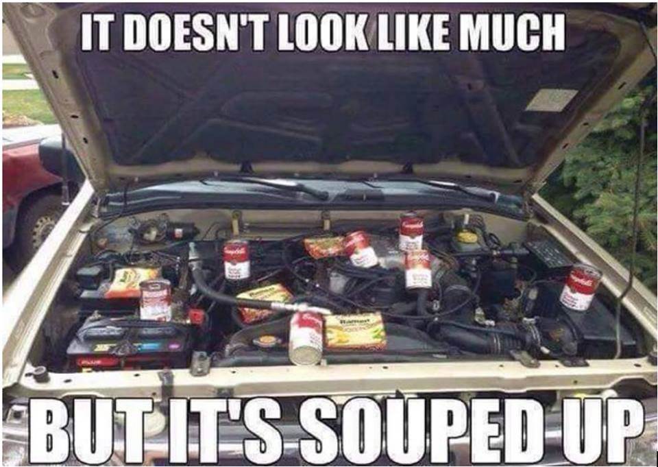 souped up