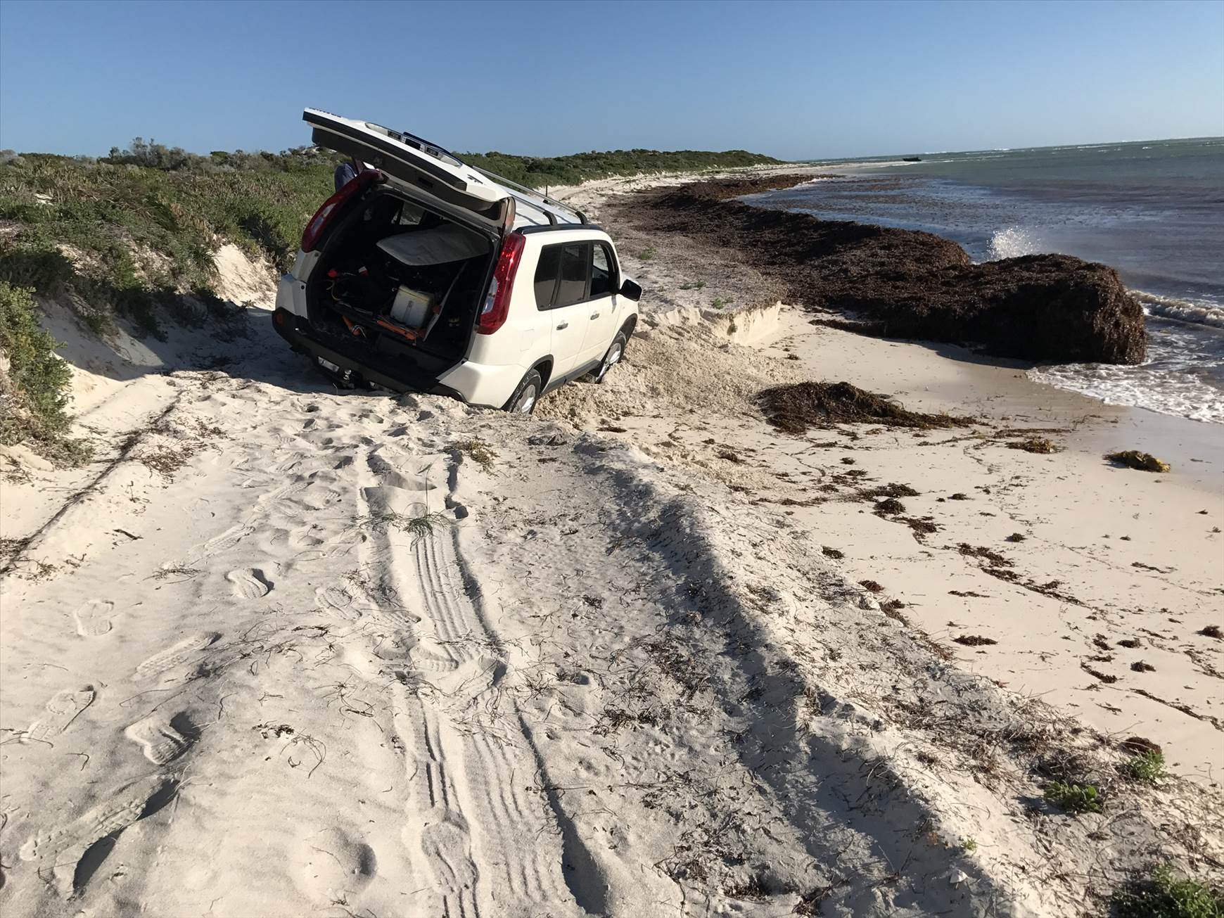 X trail stuck