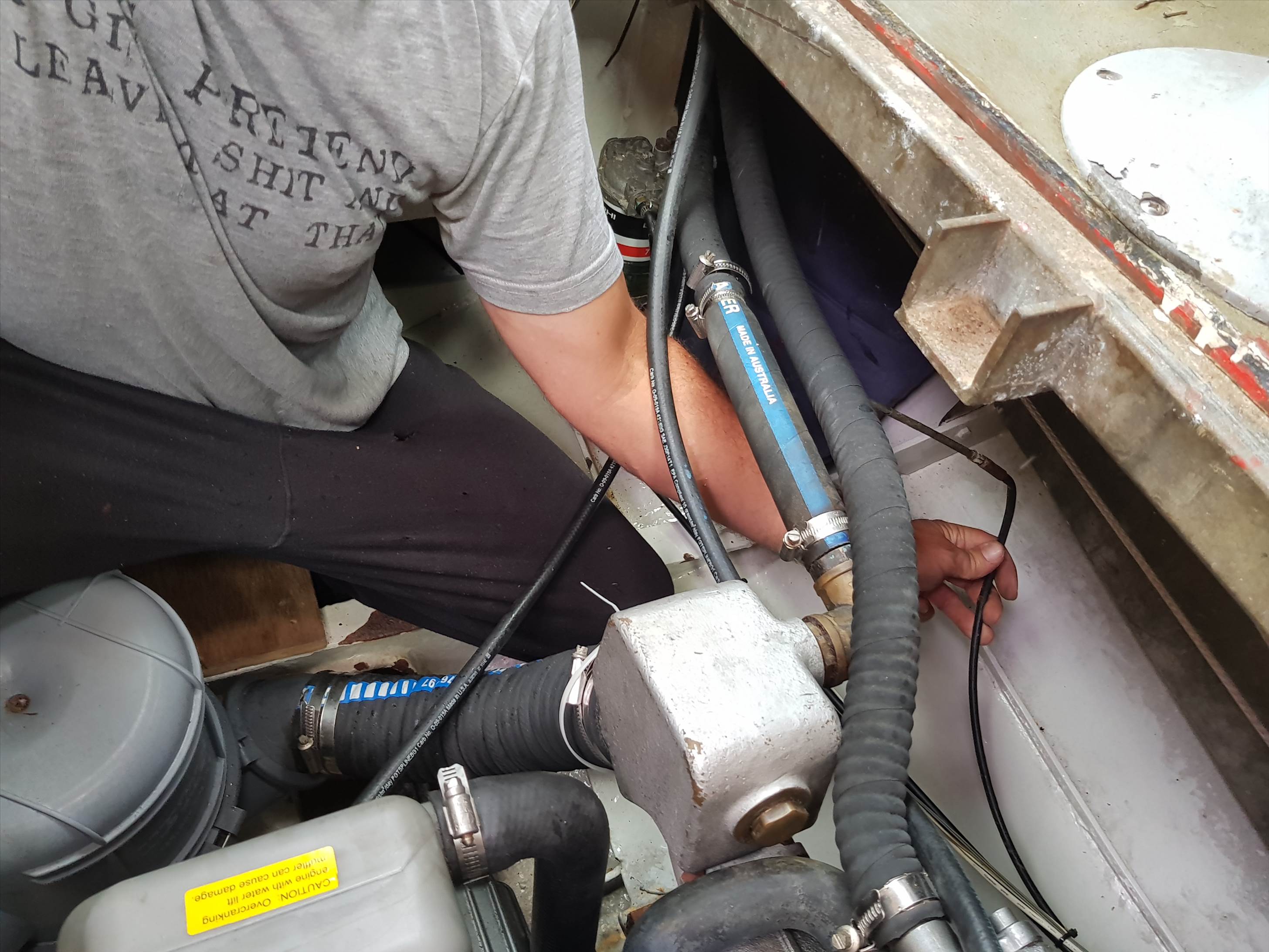 faulty exhaust construction
