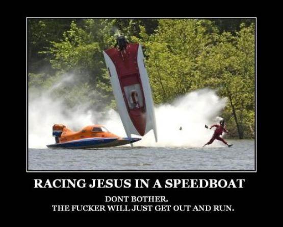 racing jesus