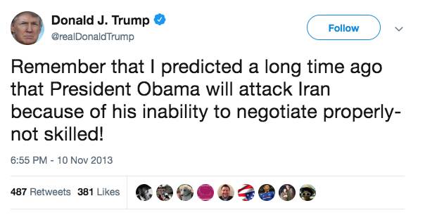 Trump tweet
