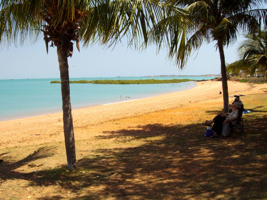 Town Beach with the Tide In.