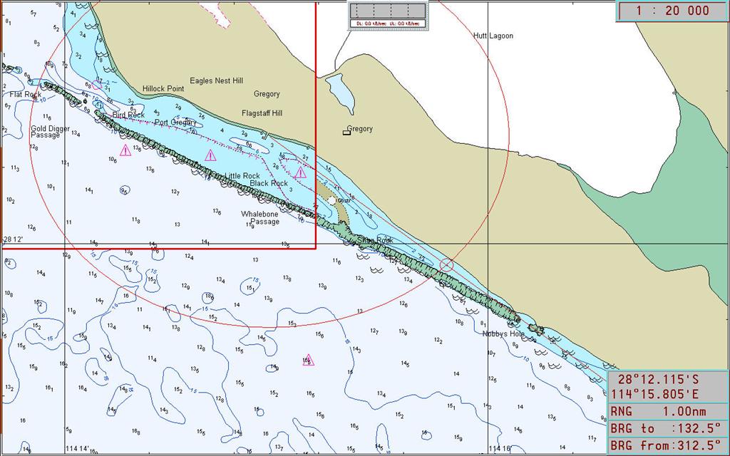 Port Gregory (1nm radius)