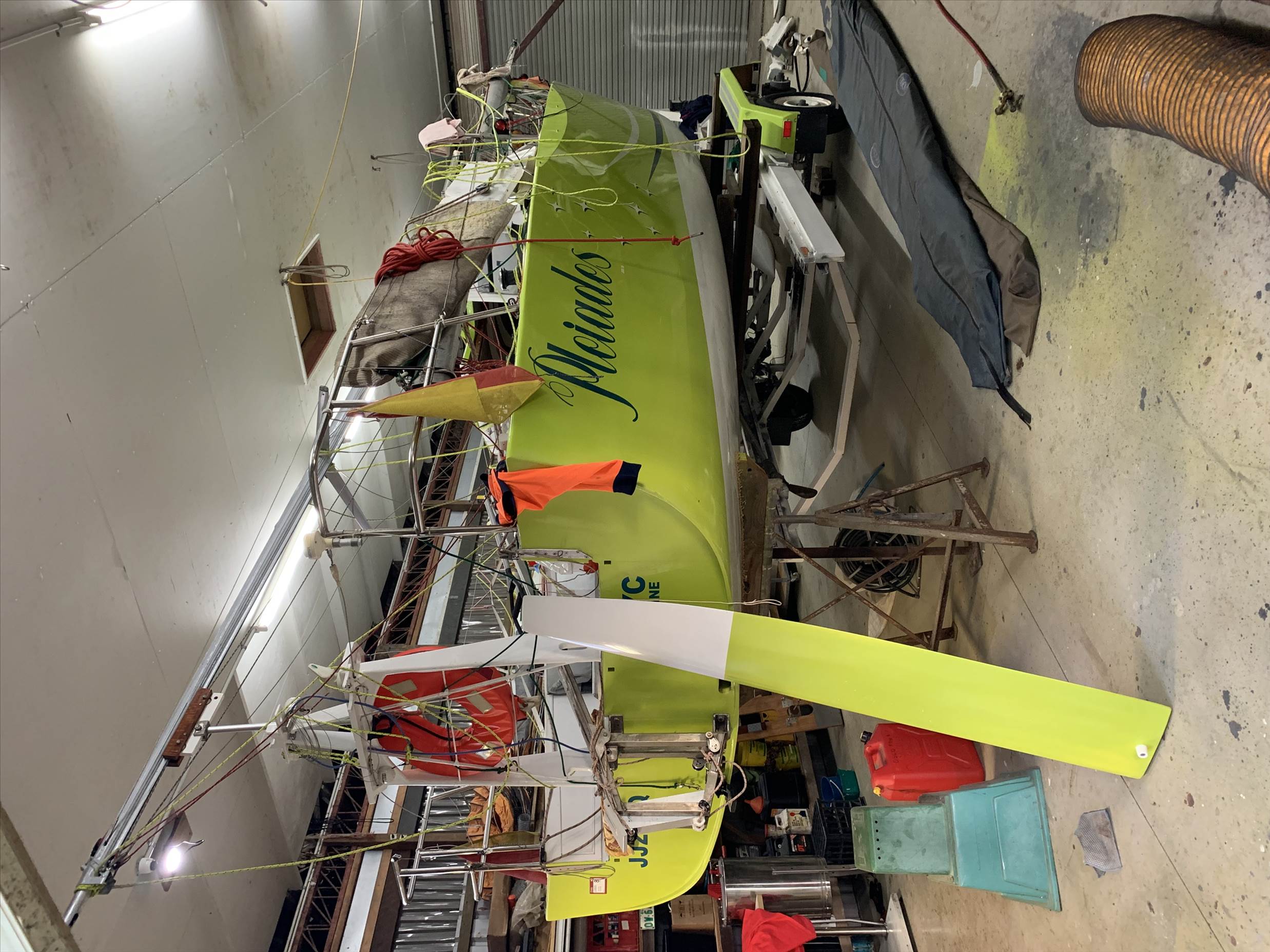Bay rudder blade