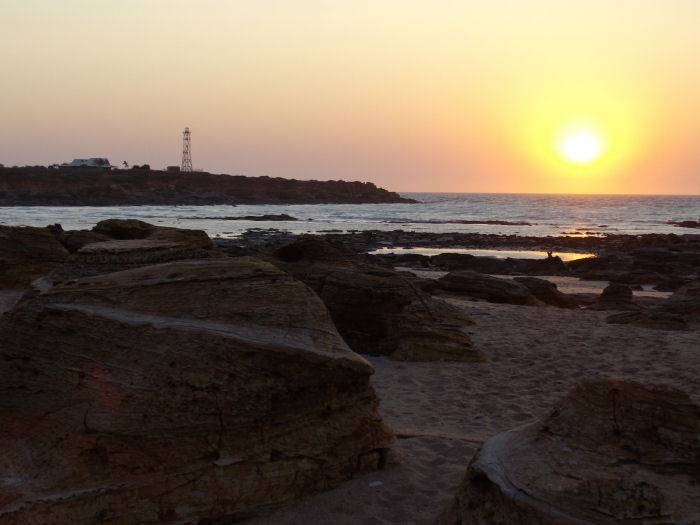 As the sun sets on another september day.