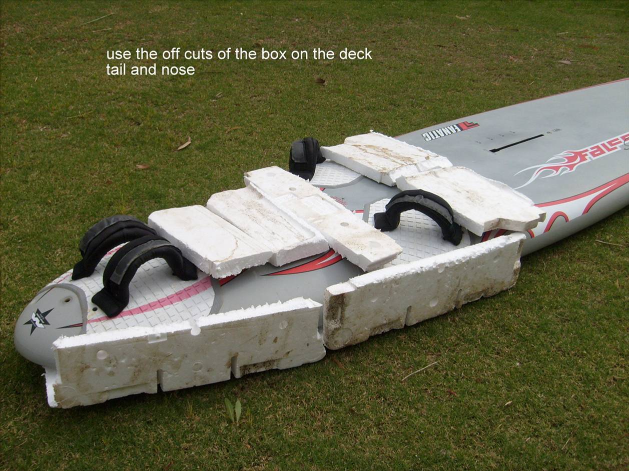 how to pack board to survive freight