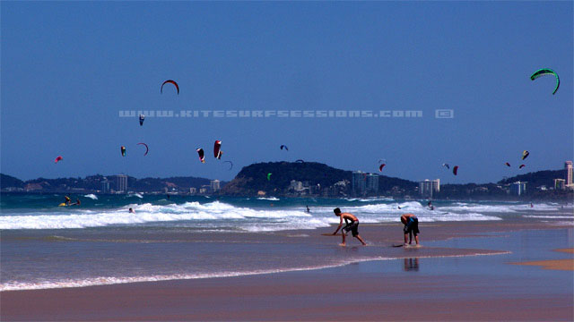 Gold Coast Downwinder Surfers to Burleigh