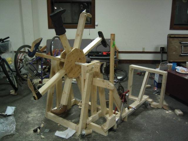 Arse kicking machine