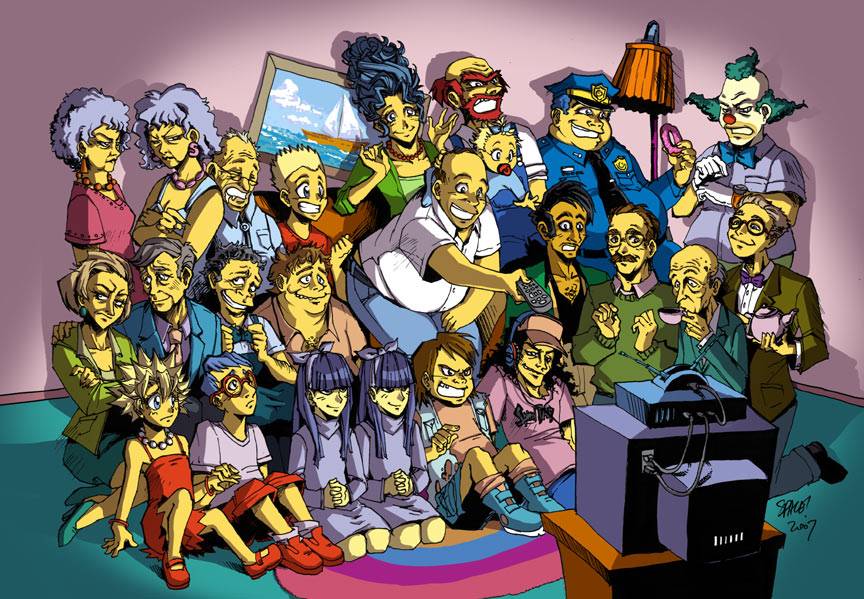 The Simpsonzu by spacecoyote