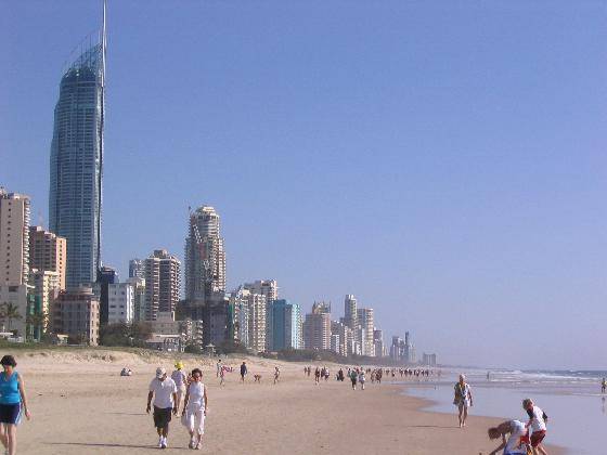 3136612-Broadbeach with Q1 Tower at left-Gold Coast