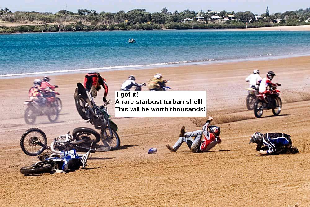 beach crash
