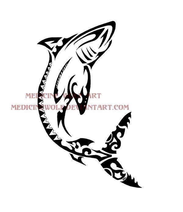 Polynesian Shark by Medicinewolf1