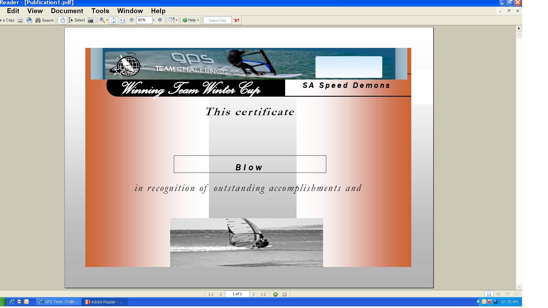 award