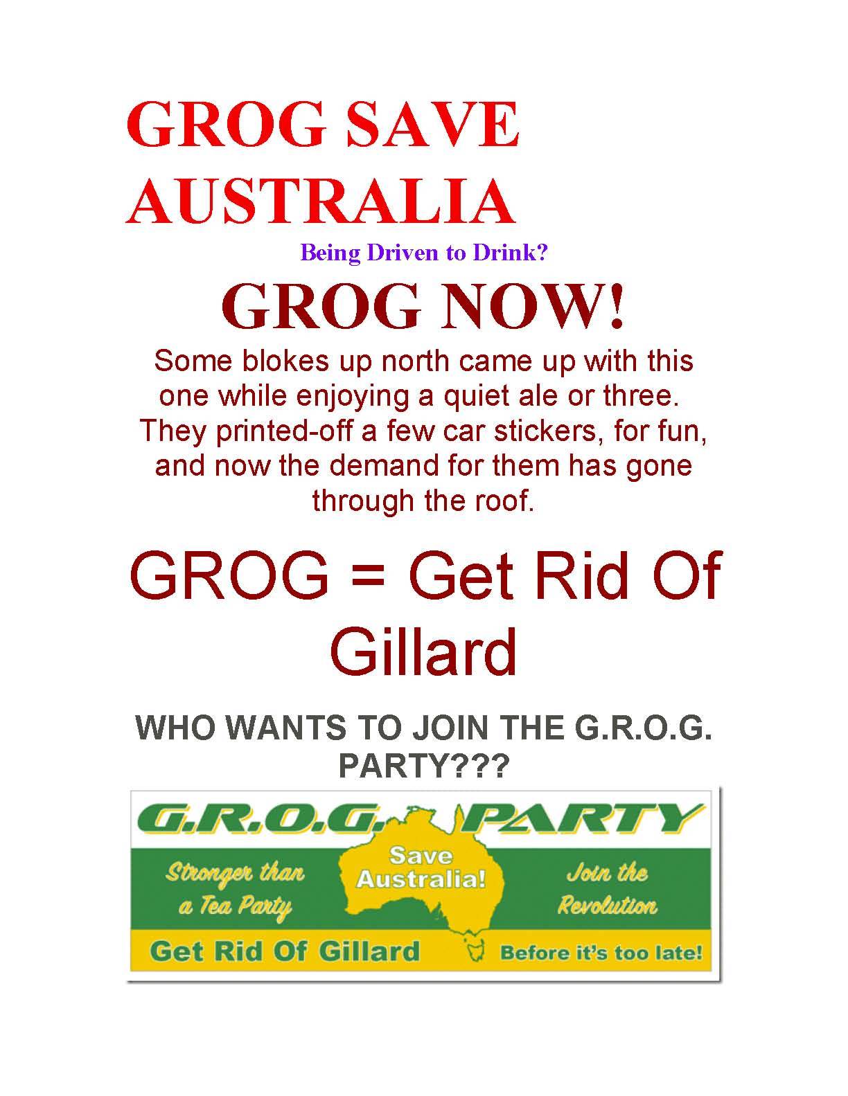 GROG Party