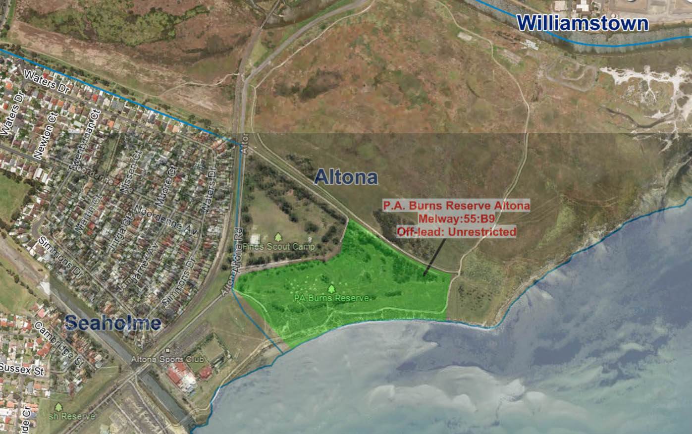 altona burns reserve