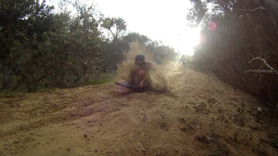 Sand Surfing