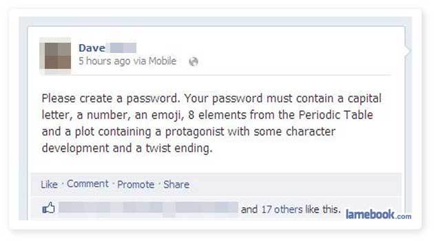 Passwords....