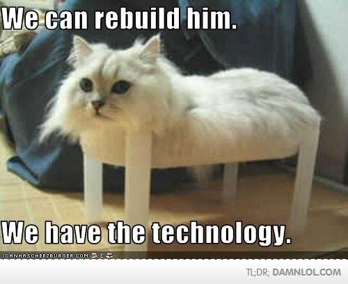 We can rebuild him