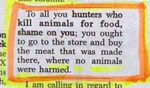 Store bought meat