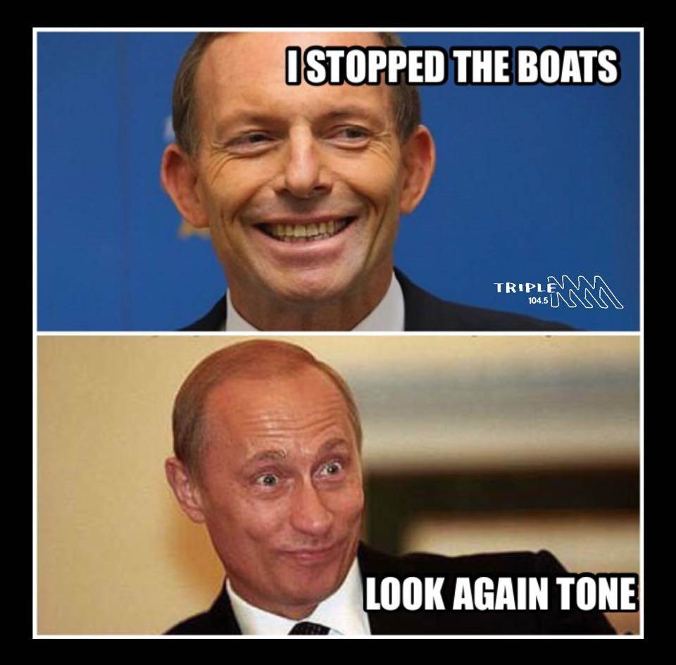 I stopped the boats