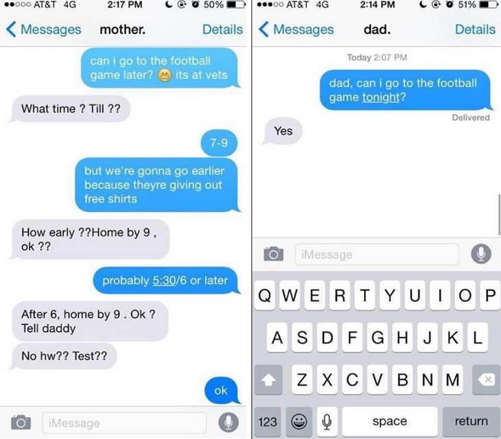 mom dad