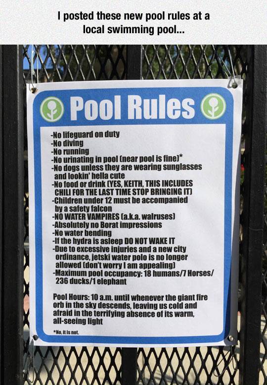 funny-pool-rules-sign-fence-summer