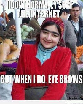 internet eyebrows