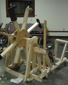 Arse kicking machine
