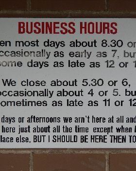 Opening hours 2