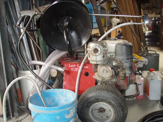 Grit Blaster setup