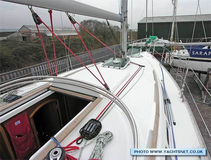 Hanse yacht main sheet