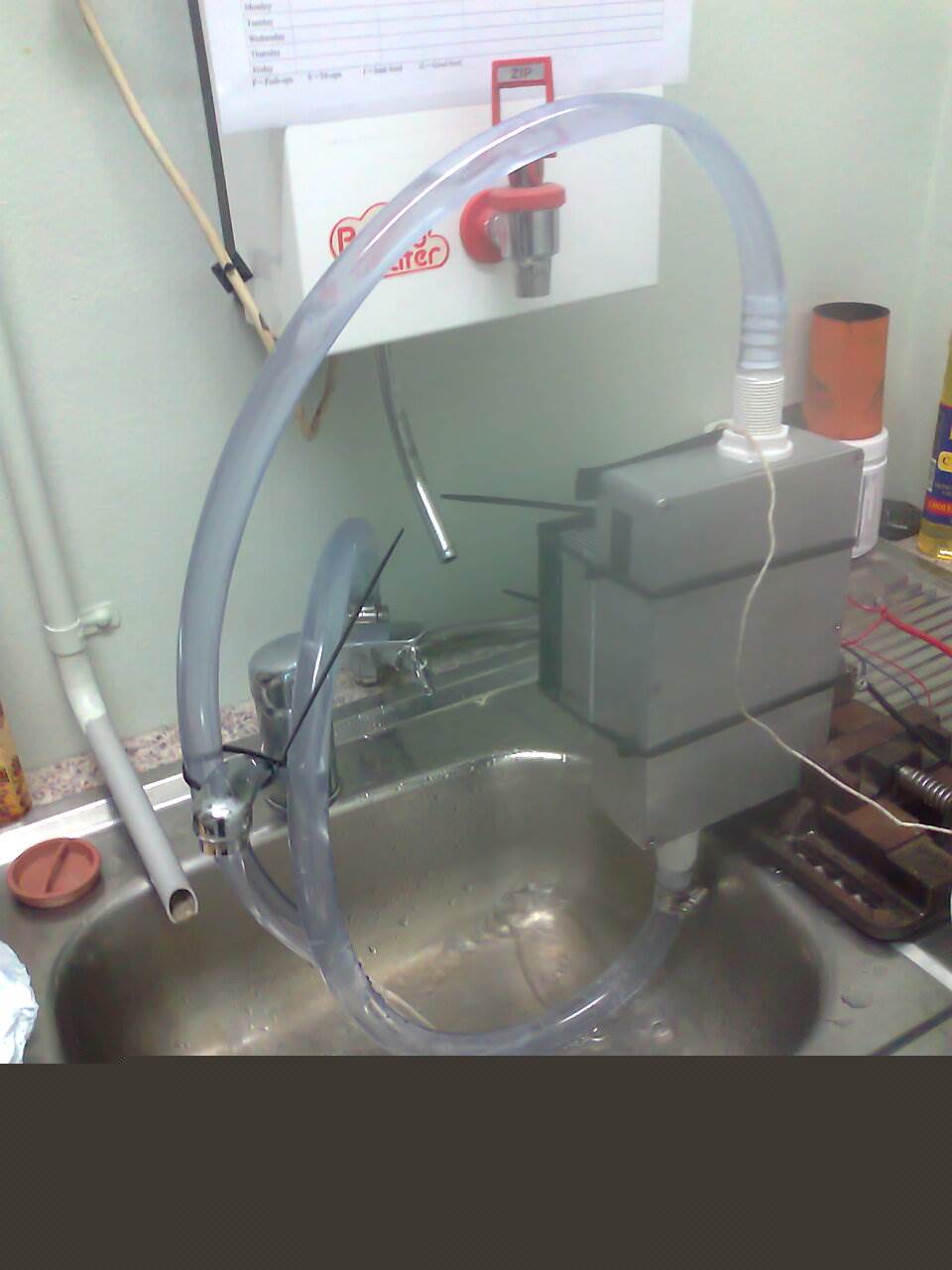 Heat Exhanger for Boat Fridge
