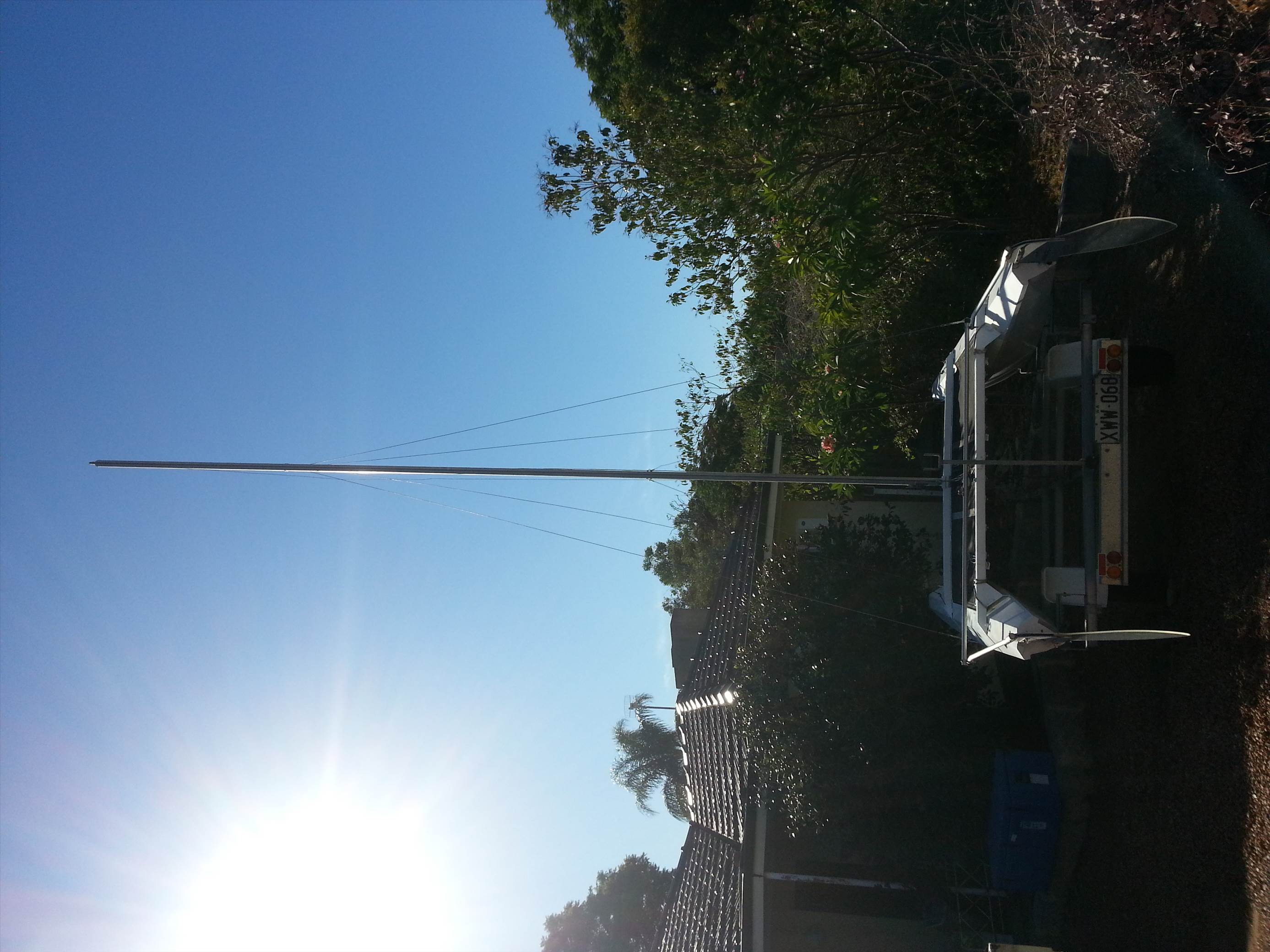 rigging and mast