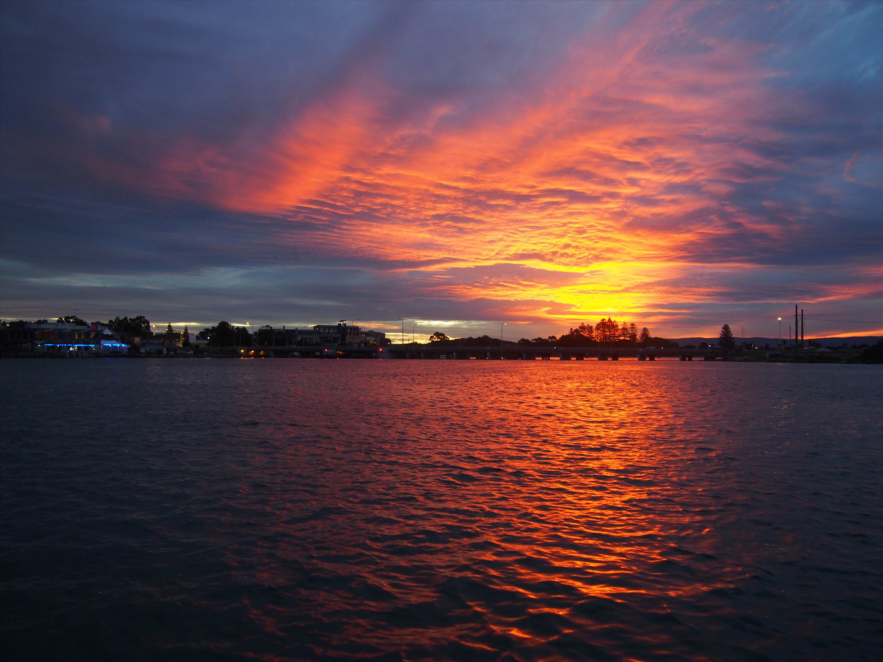 Swansea Bridge Sunset