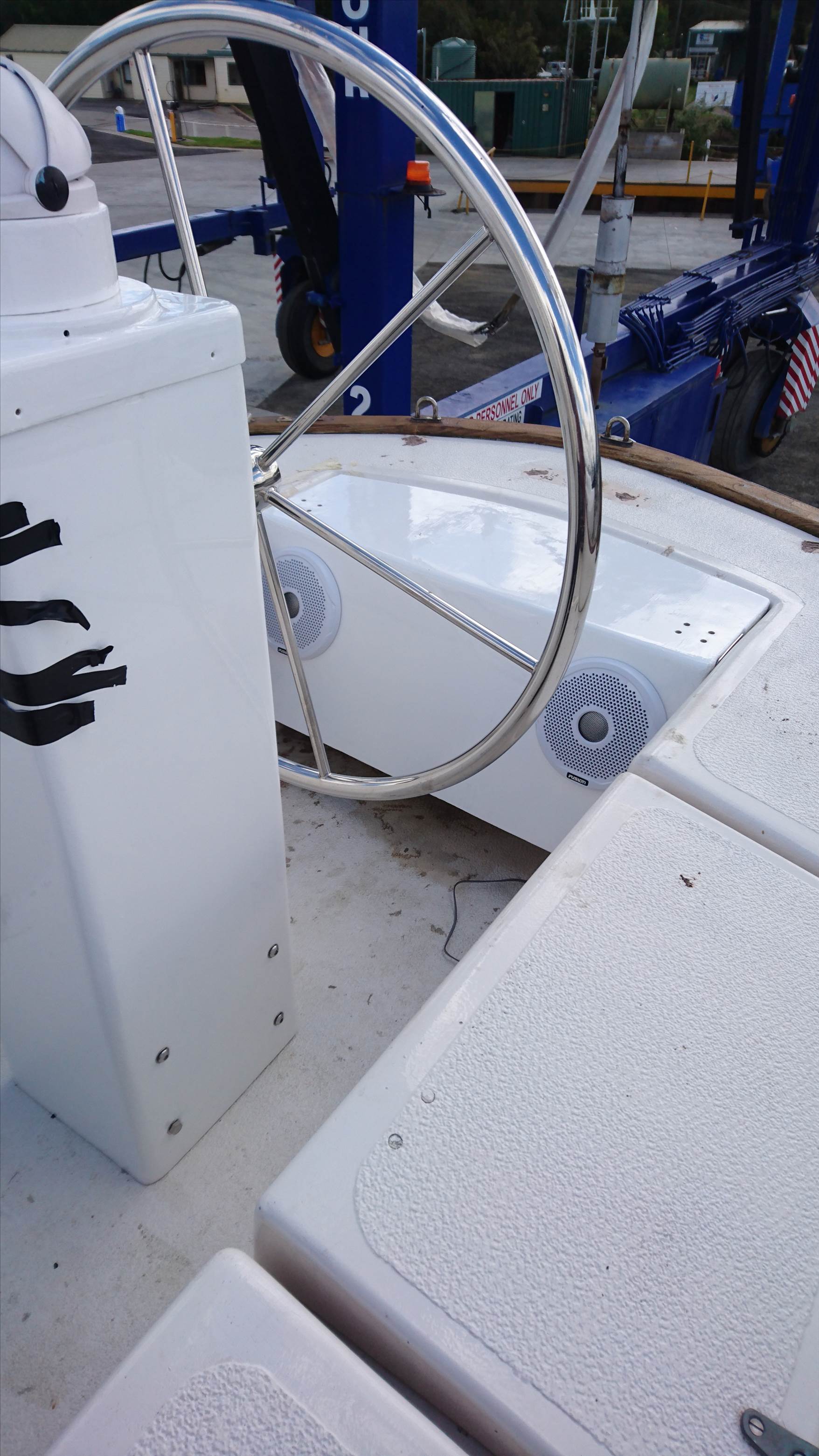 sanding above the water line 001
